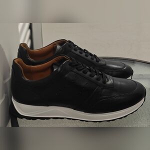 Allen Edmonds Everett Loafers Mens 10 D Black Leather Slip On Dress Shoes